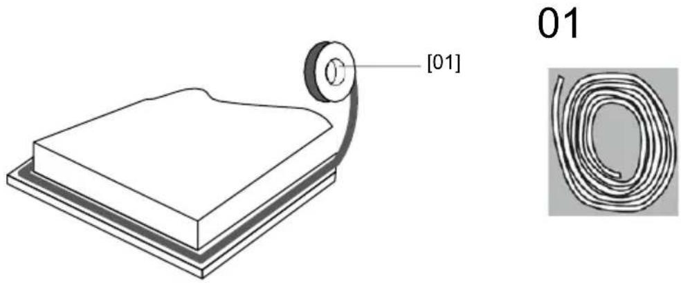BERTAZZONI P784I1M30NV - Locating the fixing brackets - 1