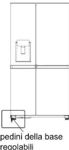 HISENSE RS818N4TFE - Livellamento dell'apparecchio - 3