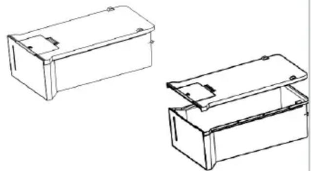 HISENSE RS818N4TFE - Water storage box cleaning - 1