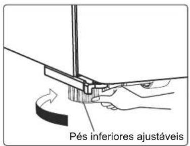 HISENSE RS818N4TFE - Nivelamento do aparelho - 2