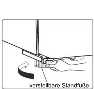 HISENSE RS818N4TFE - Nivellierung des Geräts - 2