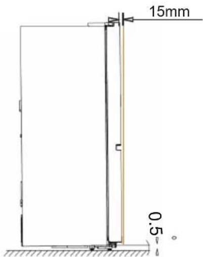 HISENSE RS818N4TFE - Leveling of appliance - 1