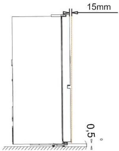 HISENSE RS818N4TFE - Nivelamento do aparelho - 1