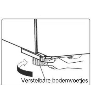 HISENSE RS818N4TFE - Nivelling van het apparatus - 2