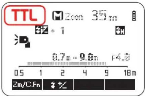 Hähnel MODUS 600RT MK II (Fujifilm) - Trois modes affichés à l'écran - 1