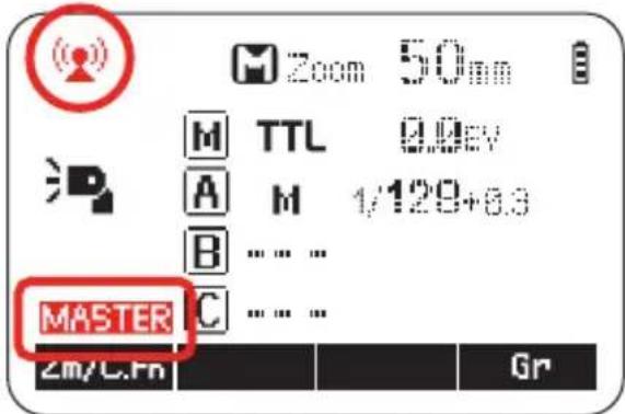 Hähnel MODUS 600RT MK II (Fujifilm) - Trois modes affichés à l'écran - 2
