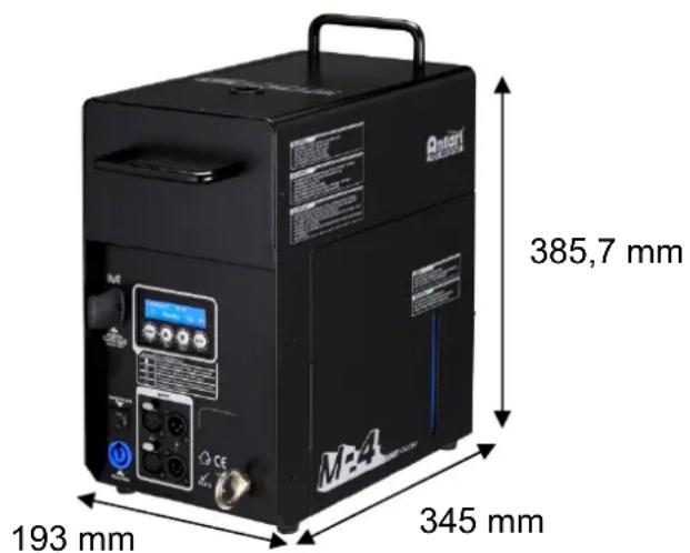 Antari M4 - Dimensions du Produit - 1