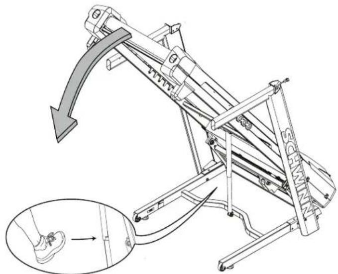 Schwinn 530 - Dépliez le plateau - 2