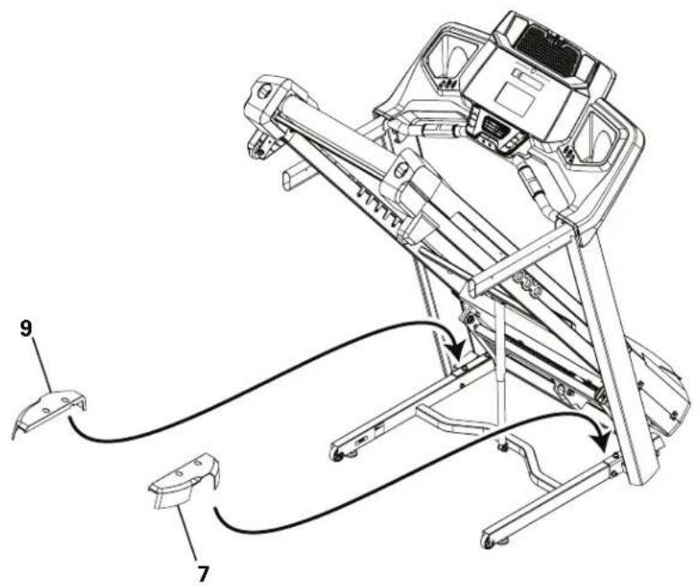 Schwinn 530 - Connectez les cables E/S et arrímez la console au châssis - 4