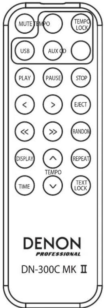 DENON DN300C MKII - Telecomando - 1
