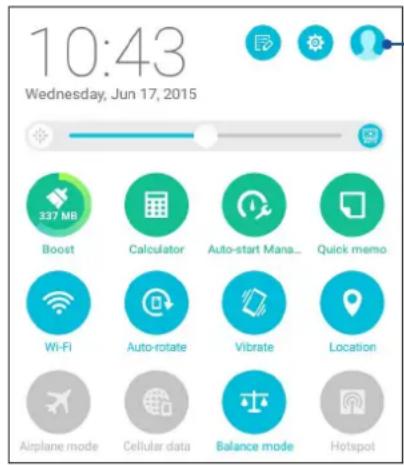ASUS ZenPad 10 Z300CG - Créer un profil - 1