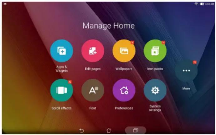 ASUS ZenPad 10 Z300CG - Personnaliser l'écran d'accueil - 1