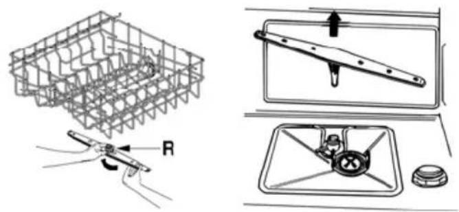 Fulgor Milano FDW 9093.1 - REINIGUNG DER SPRUHARME - 1