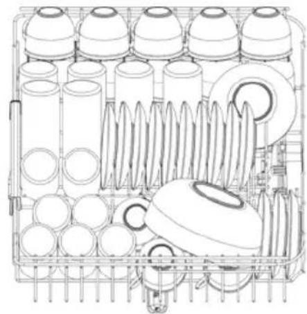 Fulgor Milano FDW 9093.1 - Chargement du PANIER inferieur - 2