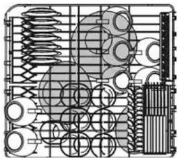 Fulgor Milano FDW 9093.1 - CARICAMENTO DEL CESTELLO SUPERIORE - 2