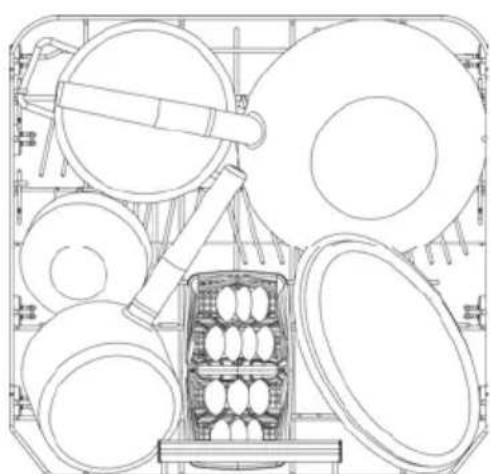 Fulgor Milano FDW 9093.1 - LOADING THE LOWER BASKET - 3
