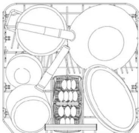Fulgor Milano FDW 9093.1 - Chargement du PANIER inferieur - 3