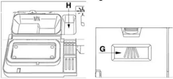 Fulgor Milano FDW 9093.1 - EINFULLEN DES REINIGERS - 2