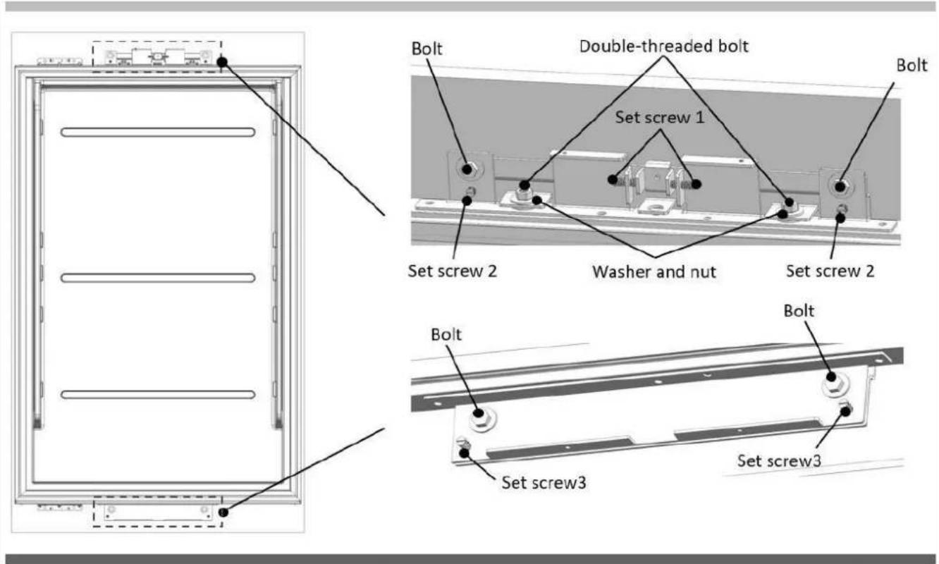 Fulgor Milano FBCD 761 TNF EDBL - Installing the Freezer Furniture Door - 5