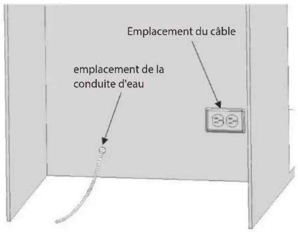 Fulgor Milano FBCD 761 TNF EDBL - Préparation du tuyau d'eau et de la prise d'alimentation - 1