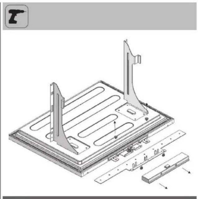 Fulgor Milano FBCD 761 TNF EDBL - Removing the Panel-Adjustment Mechanisms on the Refrigerator - 2