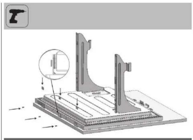 Fulgor Milano FBCD 761 TNF EDBL - Preparación de la puerta del mueble del congelador - 8