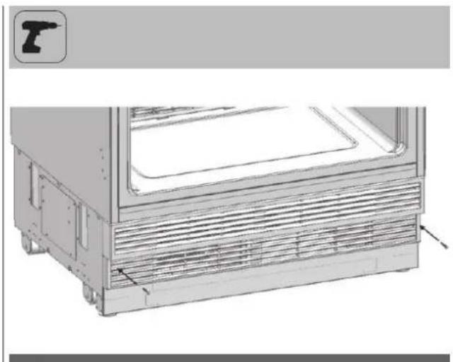 Fulgor Milano FBCD 761 TNF EDBL - Fixation de l'ensemble inférieur du trou d'aération - 1