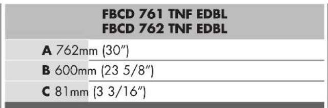 Fulgor Milano FBCD 761 TNF EDBL - ADVERTENCIA - 2