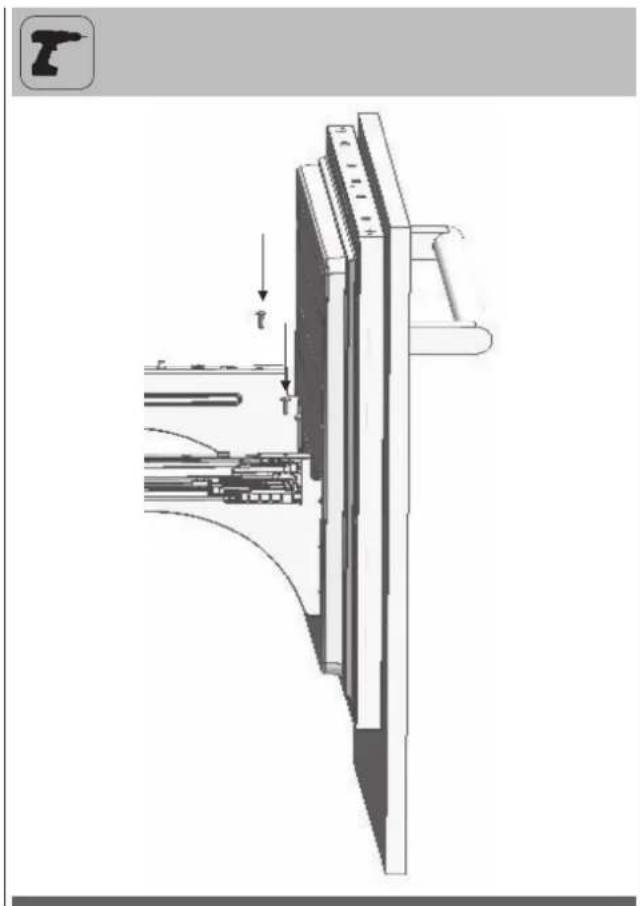 Fulgor Milano FBCD 761 TNF EDBL - Einbau der Gefrierfachmöbeltur - 2