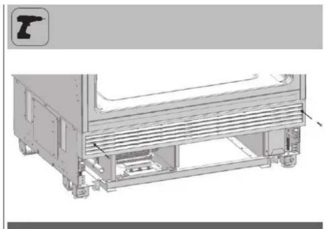 Fulgor Milano FBCD 761 TNF EDBL - Colocacion de la pieza del orificio de ventilacion superior - 1