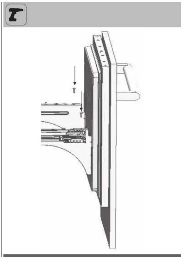 Fulgor Milano FBCD 761 TNF EDBL - Installation de la porte du meuble du congélateur - 2