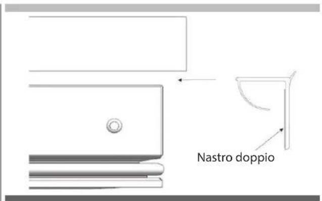 Fulgor Milano FBCD 761 TNF EDBL - Regolazione del pannello dell'anta congelatore - 2