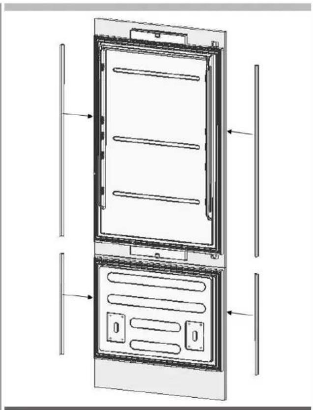 Fulgor Milano FBCD 761 TNF EDBL - Ajuste de poinel para porta do congelador - 3