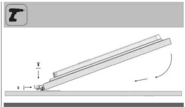 Fulgor Milano FBCD 761 TNF EDBL - Preparación de la puerta del mueble del congelador - 6