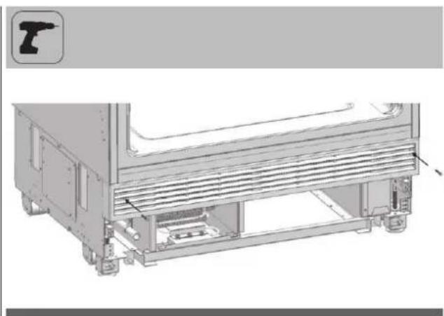 Fulgor Milano FBCD 761 TNF EDBL - Fixação da parte da abertura de ventilação superior - 1