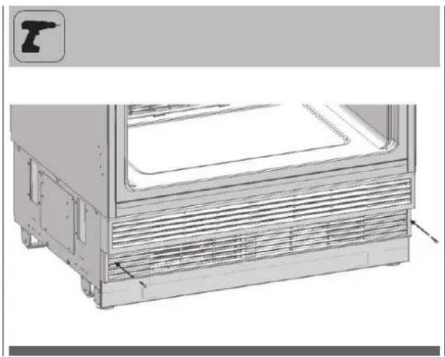 Fulgor Milano FBCD 761 TNF EDBL - Attaching the lower vent hole assembly - 1