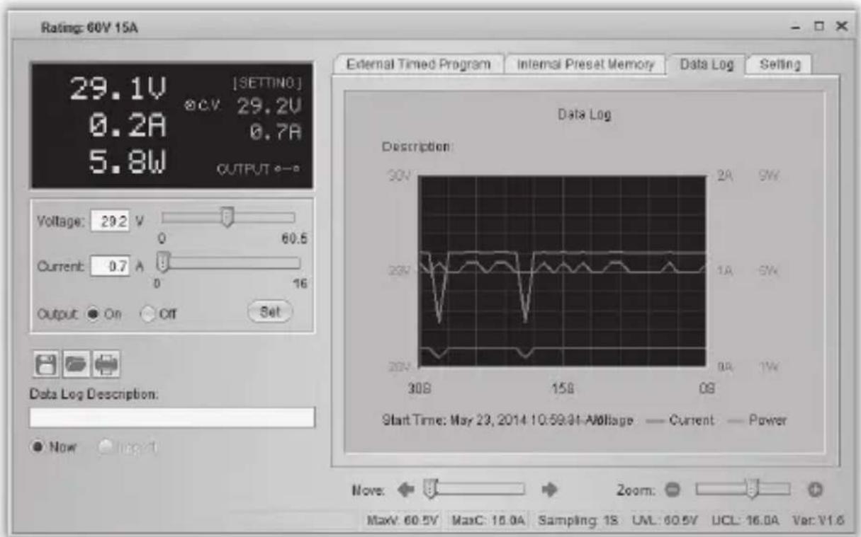 VOLTCRAFT DPPS608 - c) Logboek - 1