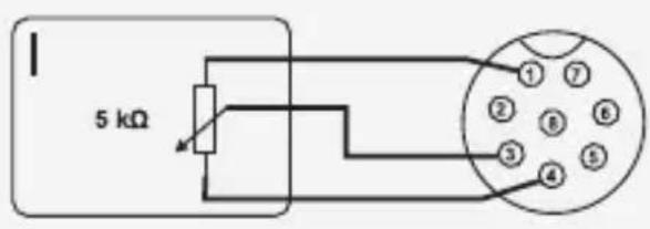 VOLTCRAFT DPPS608 - c) Control through a controllable resistance (poti) - 2