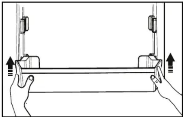BLOMBERG BRFB21622SS - Retrait des balconnets de porte - 1