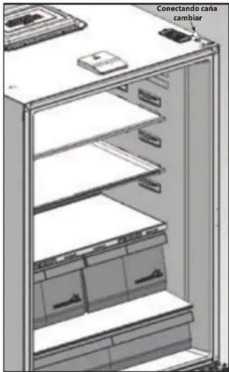 BLOMBERG BRFB21622SS - Desmontaje de la puerta - 5