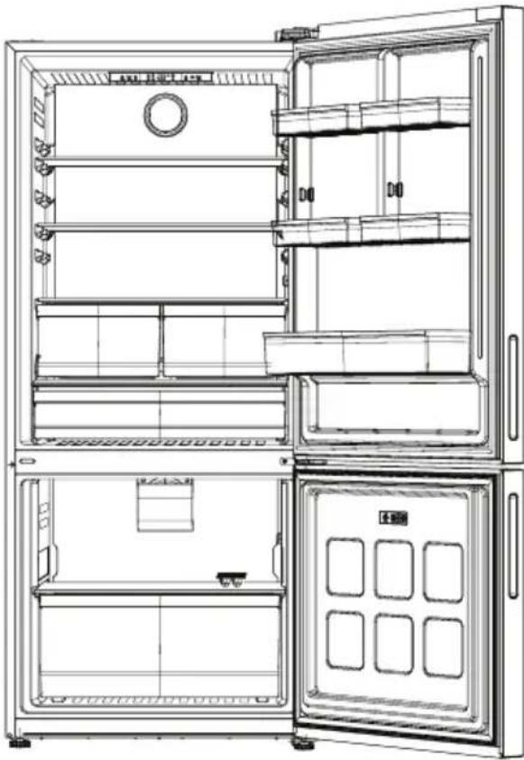 BLOMBERG BRFB21622SS - Advertencia de puerta / cajón abierto - 1