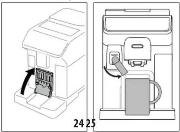 DELONGHI Eletta Explore ECAM450.55.G - Pour utiliser des grands verres : - 1