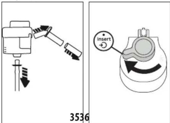 DELONGHI Eletta Explore ECAM450.55.G - Cleaning the milk carafes (E) and (F) - 1