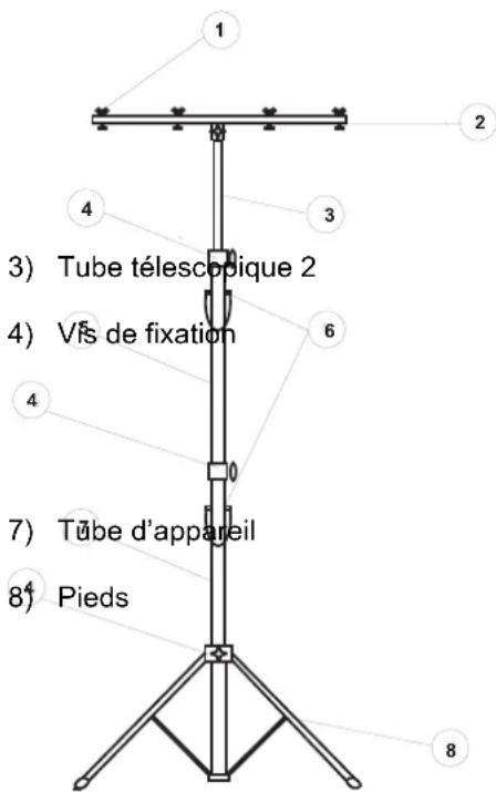 Eurolite A1 - VUE D'ENSEMBLE DES ELEMENTS - 1