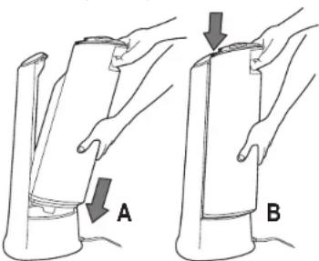 A B