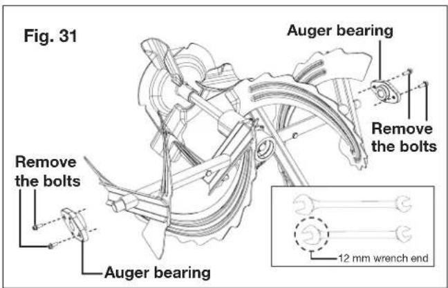 Snow Joe 24VX4SB24CT - Replacing Auger Blades - 5