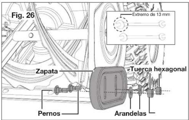 Snow Joe 24VX4SB24CT - Reemplazo de zapatas - 1