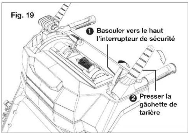 Snow Joe 24VX4SB24CT - Démarrage de la machine - 2