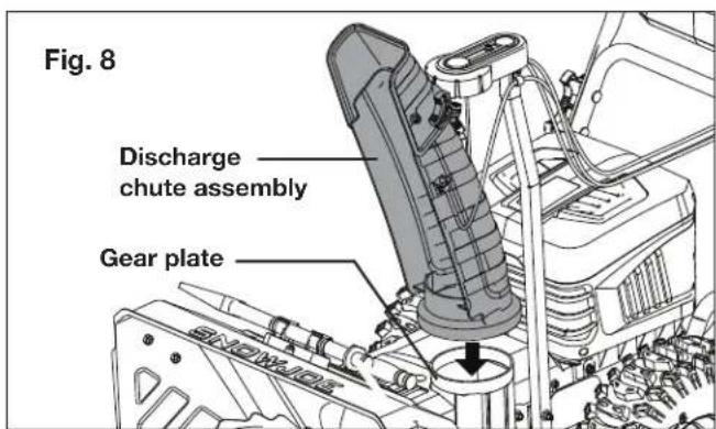 Snow Joe 24VX4SB24CT - Discharge Chute Assembly - 1
