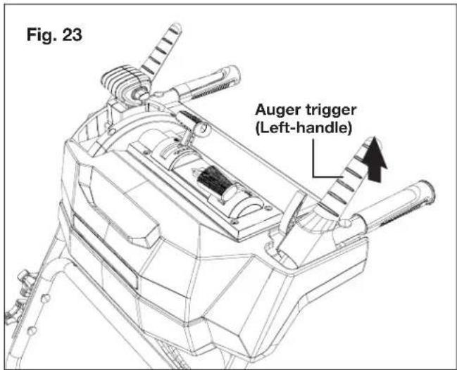 Snow Joe 24VX4SB24CT - Stopping the Machine - 1